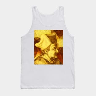 Lorenzo Valla Golden Portrait | Lorenzo Valla Artwork 9 Tank Top